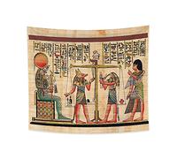 Haoyiyi 150x100cm antiguo egipcio tapizEsfinge Anime Místico Étnico PatronesMitología Colgante de pared Vintage Arte abstracto Tapiz de pared Patrones simétricos para Dormitorio Decoración