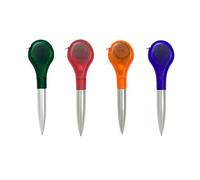 Haoyull 4 unids cinta métrica retráctil regla pluma escritura papelería escuela oficina cinta metro bolígrafo multifunción bolígrafos ingenieros pluma de medición