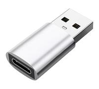 Haoyull - Adaptador USB de metal tipo C hembra a USB3.0 macho de 5 Gbps, adaptador OTG para teléfonos portátiles