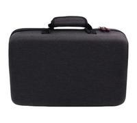 Haoyull Bolsa de almacenamiento multifuncional de mano para consola de juegos, caja rígida para P5 Slim Host portátil, bolsa organizadora de almacenamiento de EVA, Black, 39x24.5x17cm