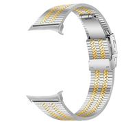 Haoyull Correa de reloj de acero inoxidable de 47 mm para reloj 7 pulseras de metal