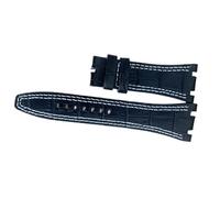 Haoyull Correa de reloj de cuero para correa de liberación rápida de 28 mm, correa de repuesto flexible, resistente al sudor