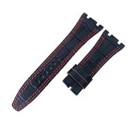 Haoyull Correa de reloj de cuero para correa de liberación rápida de 28 mm, correa de repuesto flexible, resistente al sudor