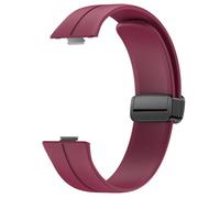Haoyull Correa de silicona transpirable con cierre magnético y correa de reloj cómoda de liberación rápida para reloj Fit3