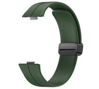 Haoyull Correa de silicona transpirable con cierre magnético y correa de reloj cómoda de liberación rápida para reloj Fit3