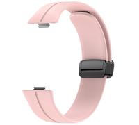 Haoyull Correa de silicona transpirable con cierre magnético y correa de reloj cómoda de liberación rápida para reloj Fit3