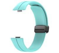 Haoyull Correa de silicona transpirable con cierre magnético y correa de reloj cómoda de liberación rápida para reloj Fit3