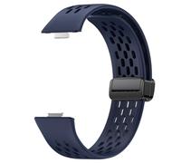 Haoyull Correa de silicona transpirable con cierre magnético y correa de reloj cómoda de liberación rápida para reloj Fit3