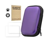 Haoyull Funda para consola de juegos y película templada para R36S/R35S/RGB20S, bolsa de transporte de protección completa para consola de juegos y accesorios