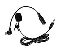 Haoyull - Micrófono de solapa Lavalier de 3,5 mm para cámara de acción 3, 3+ 4 clip para grabación de video, entrevistas, reuniones