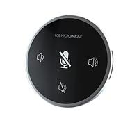 Haoyull Micrófono USB de conferencia, aspecto plano, micrófono omnidireccional, cancelación de ruido, micrófono de alta sensibilidad