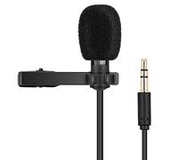 Haoyull R955 Lavalier - Micrófono de condensador de solapa para cámara, teléfono portátil