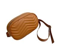 Haoyull Riñonera de moda con correa ajustable, ligera y cruzada para mujer, tamaño aproximado: 20 x 5,5 x 13 cm, marrón