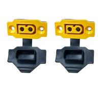Haoyull XT60 - Enchufe de soldadura de montaje fijo 35 A 12 AWG XT60 hembra para montaje en panel, conector de soldadura de batería, adaptador XT60E-F