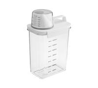 HAOYULUO 1800ML Dispensador detergente lavadora,Dosificador detergente lavadora sellado con Medidor,Dispensador Detergentemultifuncional, Puede utilizar para almacenar suavizante de telas.