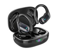 HAOYUYAN Auriculares inalámbricos, auriculares Bluetooth deportivos, auriculares con pantalla LED de 80 horas de reproducción, auriculares con cancelación de ruido, auriculares impermeables IPX7 para