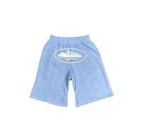 HAOZYUN Estampados Clásicos Nuevos Pantalones Cortos De Hip Hop De Tendencia Casual Callejera Relajada En Verano Pantalones Cortos Deportivos De Uso General para Hombres Y Mujeres-Color-9||S