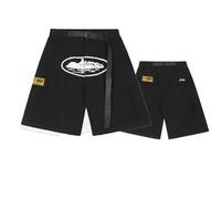 HAOZYUN Ropa De Trabajo para Mujeres, Pantalones Cortos Impresos, Pantalones Cortos De Ocio, Pantalones Cortos De Ocio, Calle Alta, Ocio De Múltiples Bolsillos para Hombres Y Mujeres-Color-6||M