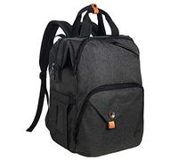 Hap Tim Mochila con bolsa para cambiar pañales para bebés/correas de cochecito/bolsillos con aislamiento, muchos bolsillos y mochila con bolsa de pañales para viajes Space de almacenamiento