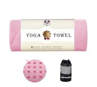 HAPBEAR Toalla de Yoga Antideslizante 183x62cm para con Puntos de Agarre