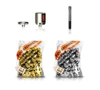 HAPDEN 6mm Eyelet Accessory, Comprend 200 œillets de 6 mm et une tête de moule de 6 mm.