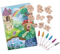 Hape Amigos Mágicos, Cuentos de Bricolaje Imanes - Juguete Creativo para Colorear y Contar Historias