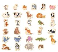 Hape Animales Magnéticos- 30 Divertidos Imanes para Jugar y Crear