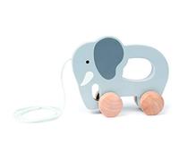 Hape Arrastre Elefante | Juguete de Empuje y Arrastre de Madera | Desarrolla Habilidades de Gateo y Caminar | A Partir de 12 Meses