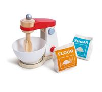 Hape Batidora y Mezcladora - Set de Juguete de Madera para Niños de 3+ con Accesorios Realistas para Juego de Roles