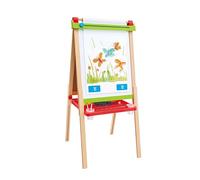 HaPe International – Caballete – Para pequeños artistas, madera de dos caras y altura ajustable