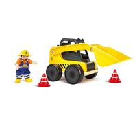 Hape Camión de Carga de Juguete para niños, Pala Flexible Grande y Accesorios de construcción, Apto para niños a Partir de 3 años