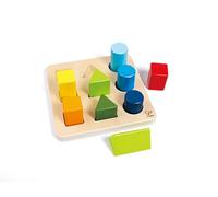 HaPe Juguete educativo de madera Clasificador de colores y formas Habilidades lógicas 18 meses
