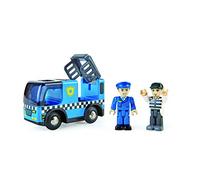 Hape Coche de policía Toynamics E3738 con sirena