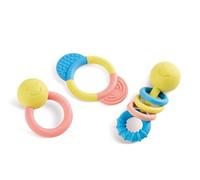 Hape E0027 Baby Rattle and Teether Collection - Made From Rice