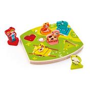 Hape E1614 Interactive Farmyard Sound Wooden Puzzle - Educational Toy