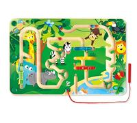 Hape E1714 Wooden Jungle Magnetic Maze