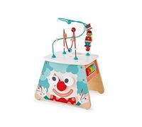 Hape E1813 Light-Up Circus Activity Cube - Multi-Sided Wooden Activity Toy