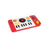 HaPe International Estudio DJ y pinchadiscos portátil con luces, 4 instrumentos y 18 efectos