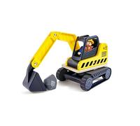 HaPe International Excavadora – torreta 360°, pala móvil, compartimento, trabajador – para niños