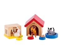 Hape Family Pets Complete Your Wooden Dolls House with Happy (Importación USA)