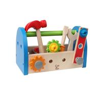 Hape Fix-It Tool Box with Accessories Colourful Construction Workbench Poundin