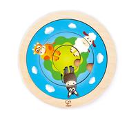Hape International E1606 Dierenringpuzzel, meerkleurig dierenr (Importación USA)