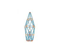 Hape International Juego de construción Torres icónicas flexistick
