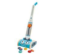 Hape Juego de Aspiradora Interactiva - Robot Aspirador con Función Real y Accesorios de Limpieza