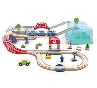 Hape - Juego de Bloques de Construcción de Ferrocarril (Toynamics E3771)