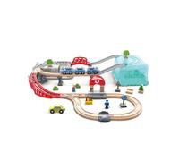 Hape - Juego de Bloques de Construcción de Ferrocarril (Toynamics E3771)