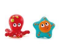 Hape Juego de Pesca de Doble Diversión | Juguete de Baño y Piscina | con Caña, Red y Animales Saltarines | A Partir de 2 Años