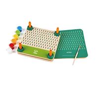 Hape Kit Artístico Prensador de Flores para Niños, Incluye Pinturas, Plantillas y Archivador, Fabricado en Bambú