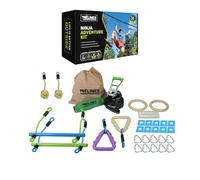 Hape Kit de Aventura Ninja 36 Ft - Trelines Outdoor con Obstáculos para Niños (5Y+)