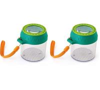 Hape Laboratorio Móvil de Insectos con Lupa, Luz y Ventilación - Centro de Exploración Portátil para Niños de 4+ (Paquete de 2)